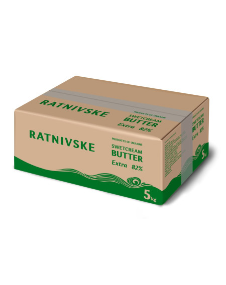 Масло  Extra 82%  ТМ Ratnivske  5кг       