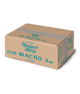 Масло Селянське 72,5%  ТМ  Щедрий вечір  5кг       