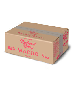 Масло Екстра 82%  ТМ  Щедрий вечір  5кг       