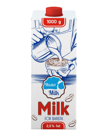 Молоко ультрапастеризоване ТЕТРАПАК 2,5%  "Мастер Мілк"    1,0кг