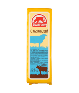 Сир твердий "Сметанковий" 50% 