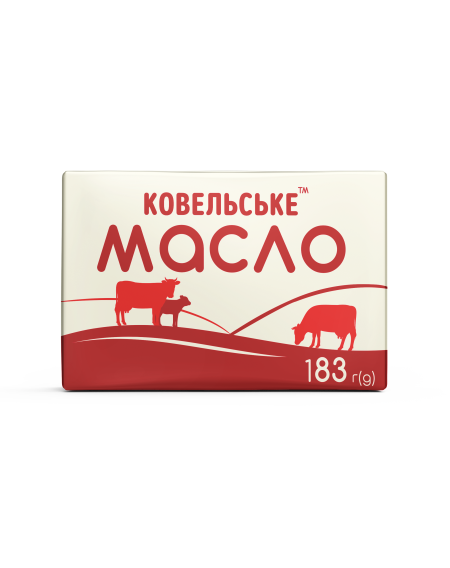 Масло 82%  ТМ Ковельське  183г