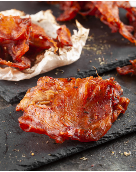 М`ясо  курки солоно-сушене "Пікантне"  ТМ Теплі моря 1,0кг