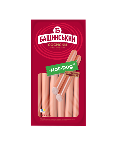 Сосиски "Hot-Dog" ТМ Бащинський   ~1,0кг