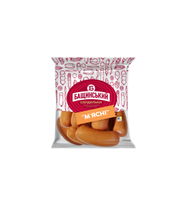 Сардельки "М`ясні"  ТМ Бащинський ~0,938 кг 