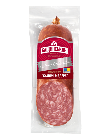 Ковбаса "Салямі Мадера"  ТМ Бащинський  ~0,23кг