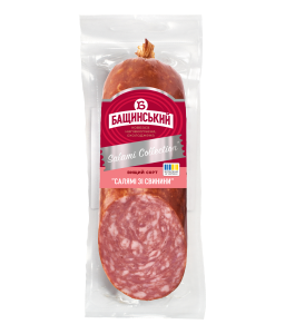 Ковбаса "Салямі зі свинини"  ТМ Бащинський  ~0,23кг