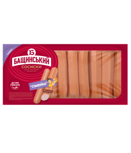 Сосиски "Сімейні" (для випічки) ТМ Бащинський   ~2,5кг