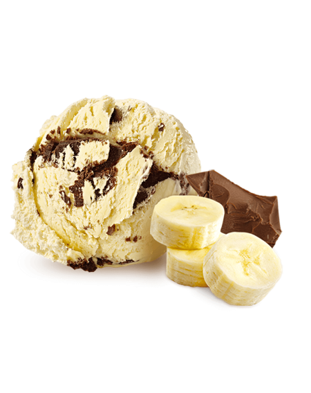 HoReCa  морозиво 12% зі смаком банана та шоколаду, 2кг