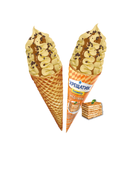 "Хрещатик" "Медівник" пломбір 15%, 140г