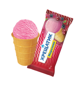 "Хрещатик" плодово-ягідне  у вафельному стаканчику, 80г