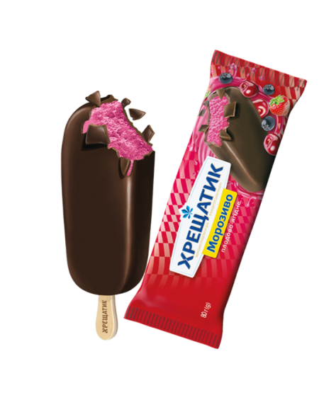 "Хрещатик" плодово-ягідне у глазурі, 80г