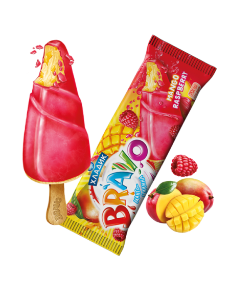 "BRAVO"  зі смаком  манго-малина,  70г