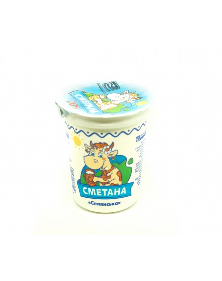 Сметана, 15%, стакан 400г