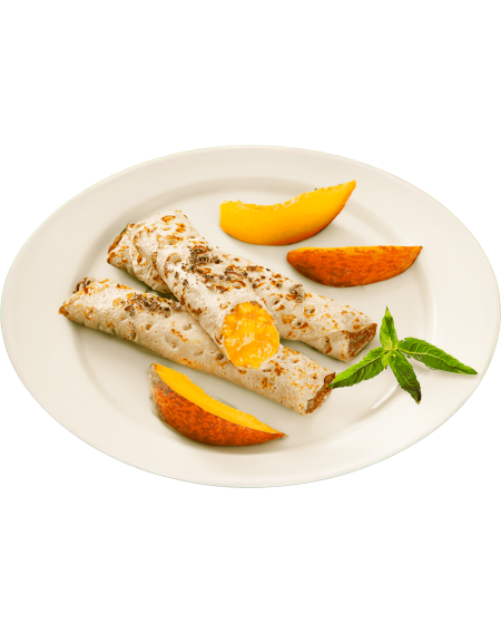 Млинці "Французькі" з персиком   ТМ Еліка   5,0кг