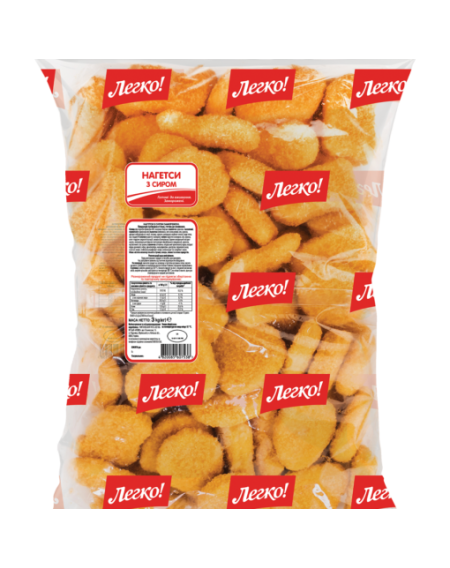 Нагетси з сиром   ТМ Легко 3кг